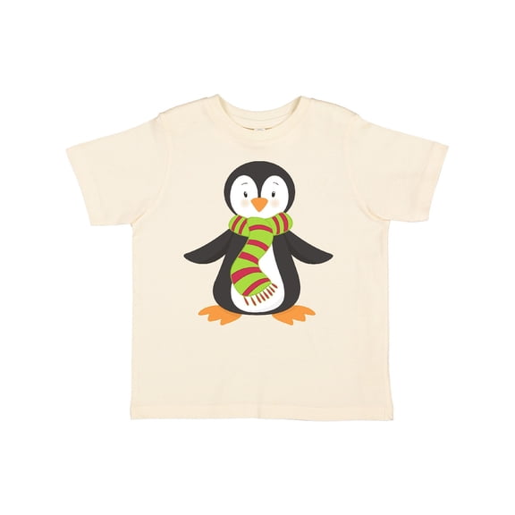 Inktastic Cute Penguin, Little Penguin, Penguin with Scarf Boys or Girls Toddler T-Shirt