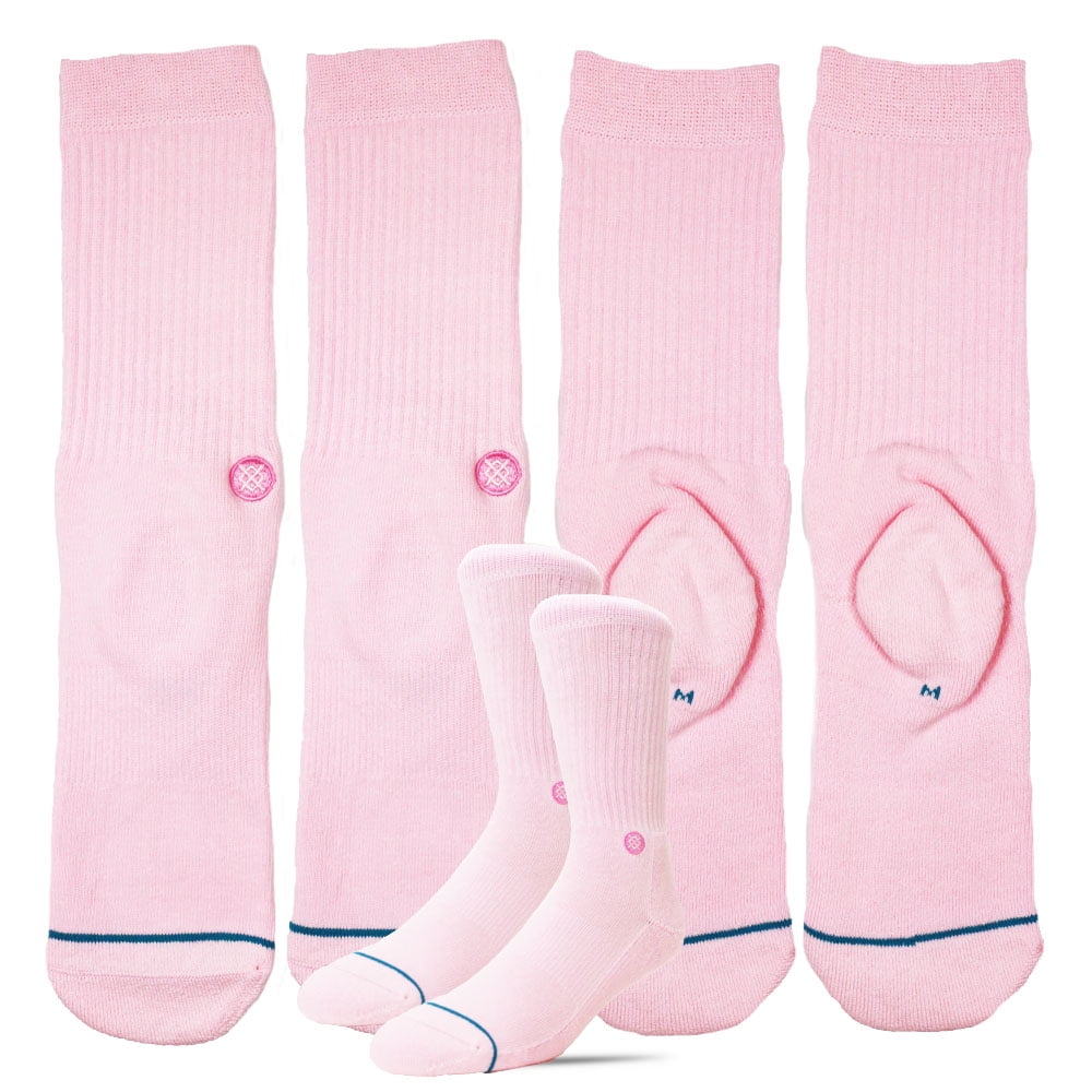 Stance Cam'Ron Hoops Crew Socks in Pink