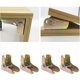 thumbnail image 5 of 4 piezas de patas de mesa plegables, patas de mesa de cama extensibles con cerradura, patas de sofá cama plegables de acero laminado en caliente de 2,3 mm de grosor, accesorios para muebles, 5 of 5