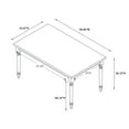 thumbnail image 4 of Powell Willow Grey Dining Table, 4 of 4