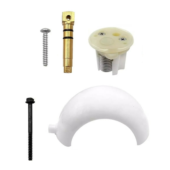 Quick & Simple Toilet Repair Complete Flush Ball & Shaft Assembly for DIY Installation