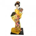 thumbnail image 5 of Kuntesetty Ethnic Japanese Geisha Dolls 9 inch Miniature Figurines Traditional Asian Geisha G, 5 of 9
