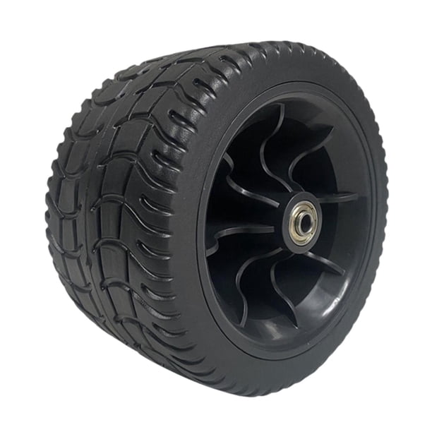 Ruedas de repuesto para carros plegables, accesorios prácticos y resistentes, neumáticos de 17 cm de diámetro para carretillas manuales y remolques de
