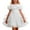 White, variant on Infant Girl's Dress Elegant Off-Shoulder Shiny Evening Gown Child Pageant Party Princess Tulle Dresses Pink,Sized 12-18 M