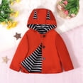 thumbnail image 2 of MEZZALL Warm Design Button Hooded Coats For Toddler Girls Soft Winter Jackets Long Sleeve Outerwear Cute Casual Tops Trendy Cartoon Clothing, 2 of 7