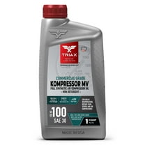 TRIAX Kompressor MV 100 / SAE 30 Full Synthetic, Multi-Vis Air Compressor Oil, 1 Quart