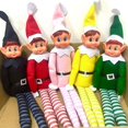 thumbnail image 5 of Nuevos elfos navideños multicolores para niñas y niños, muñecos elfos, adornos navideños, regalos, decoración para árbol de Navidad, regalo de Navidad, 5 of 5