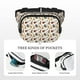 thumbnail image 5 of Fotbe Guitar Cangurera Cuadrada con Estampado de Doble Capa, Bolsa de Cintura Ajustable Mini para Hombres y Mujeres, 5 of 9