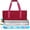 Red Bag, variant on Mahjong Set with 166 White Tiles, 4 Colored Racks, and Travel Carrying Case