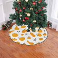 thumbnail image 2 of FMSHPON Halloween Pumpkin Leaf Xmas Christmas Tree Skirt Stand Mat for Holiday Party Decoration Indoor Outdoor 36 inches, 2 of 3