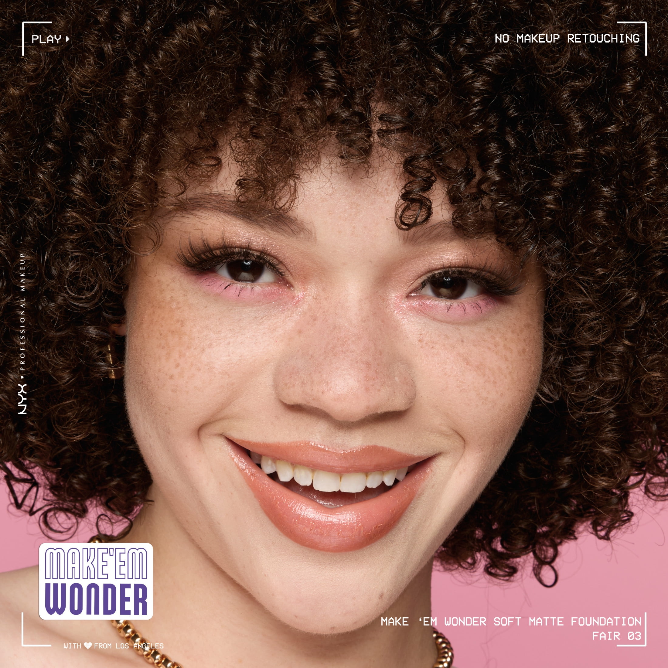 NYX Professional Makeup Make Me Wonder Make 'EM Wonder, 24H Soft Matte Foundation, FAIR, 0.84 fl oz