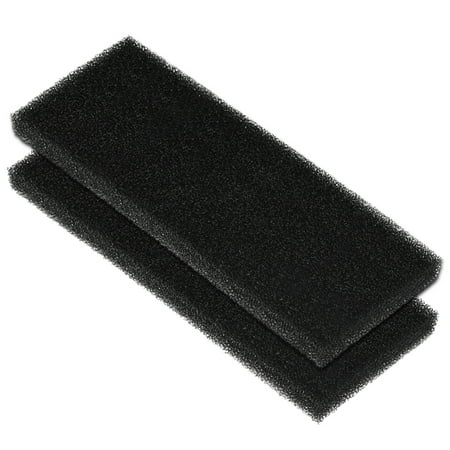 Uxcell 2pcs Foam Sponge Screen Pad 323mm x 120mm 26mm 1inch Thickness Black