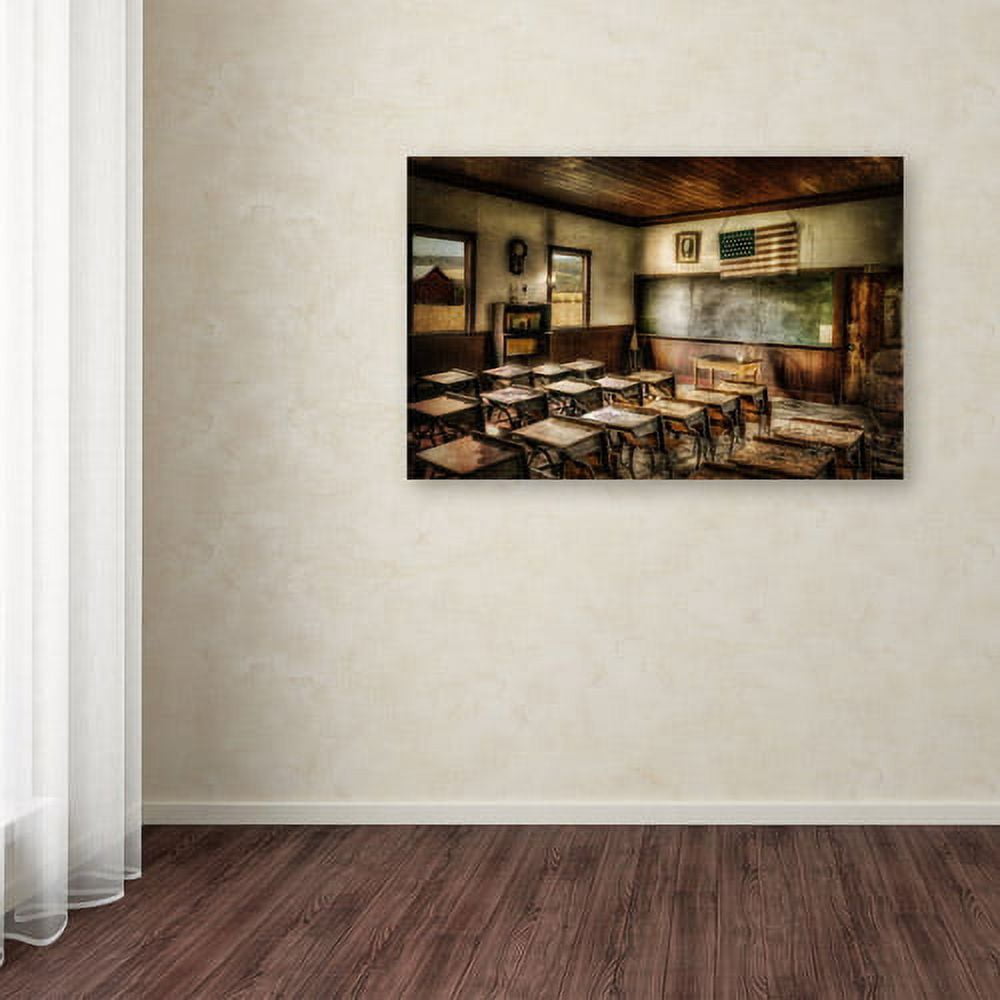 Trademark Fine Art "One Room School" Canvas Art by Lois Bryan