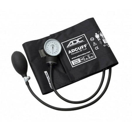 Adc Sphygmomanometer - ADC 760-12XBK PROSPHYG Large Adult Black Sphygmomanometer Latex Free