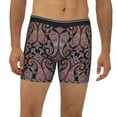 thumbnail image 2 of Men'S Boxer Briefs, Paisley Pattern No.90118 Soft And Breathable Mens Underwear Boxer Briefs With Widen Waist, 2 of 2