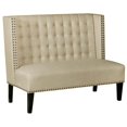 thumbnail image 1 of Pulaski Accentrics Home Shelter Back Upholstered Settee in Sateen Hemp, 1 of 8