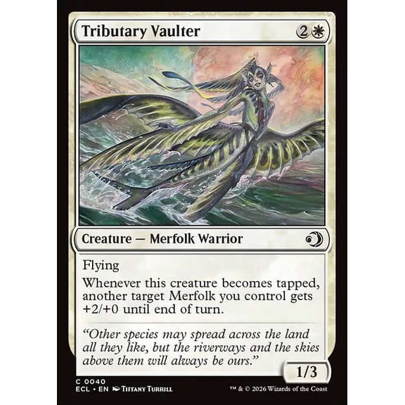 MtG Lorwyn Eclipsed Common Tributary Vaulter [FOIL] #40