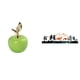 thumbnail image 1 of Estatua,Escultura de fruta artificial,estatua y artesanía,Colección de figuras de cerámica para decoración del hogar,Escultura de pared,Escultura decorativa de pared con flores de metal, 1 of 8