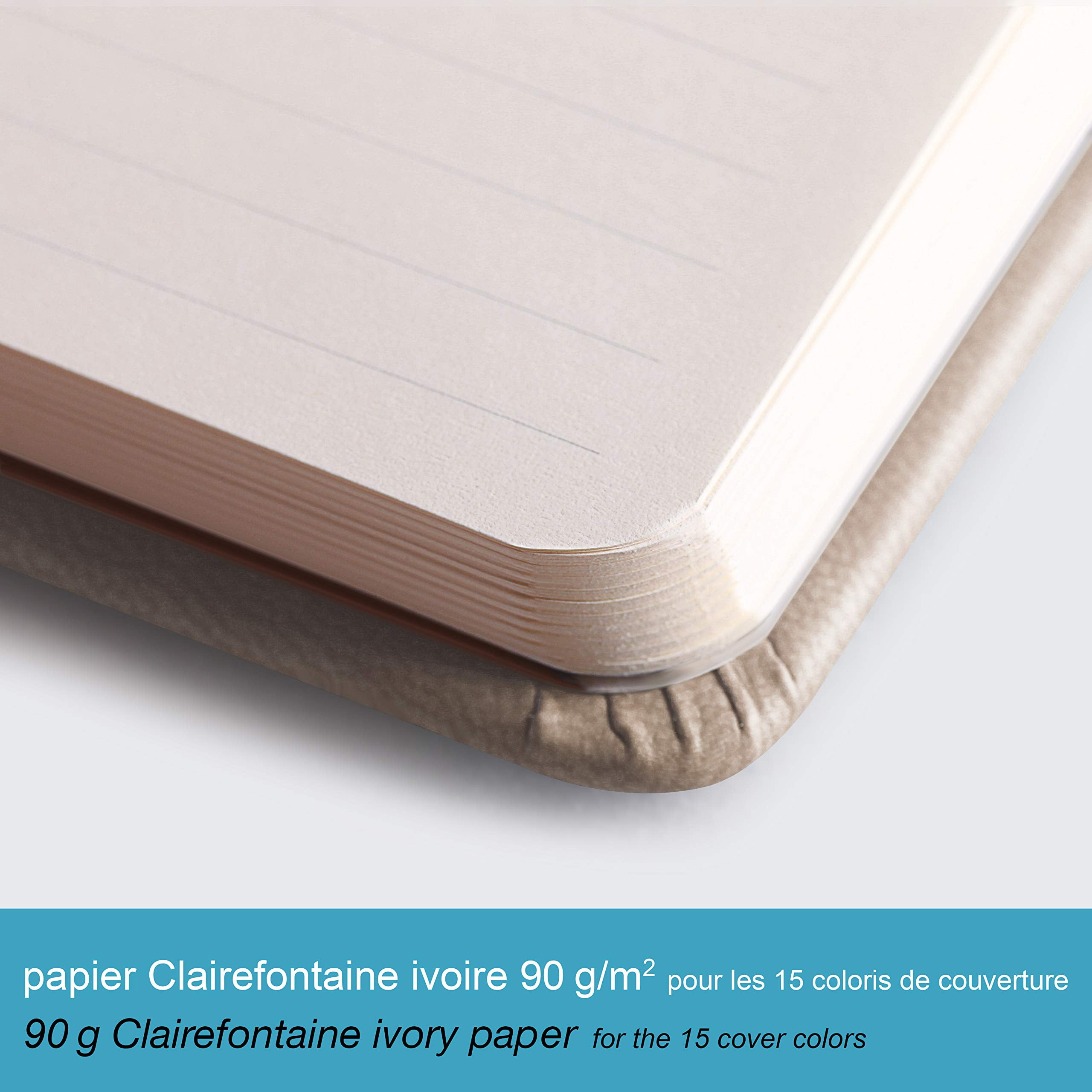 Rhodiarama Hardcover Notebook - Turquoise, A5