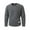 Dark Gray Sweatshirt for Men, variant on Men's Crewneck Sweatshirt Diamond Knit Texture Label Detail Soft Fabric Top for Casual Gatherings Daily Wear Weekend Relaxation Black XXL