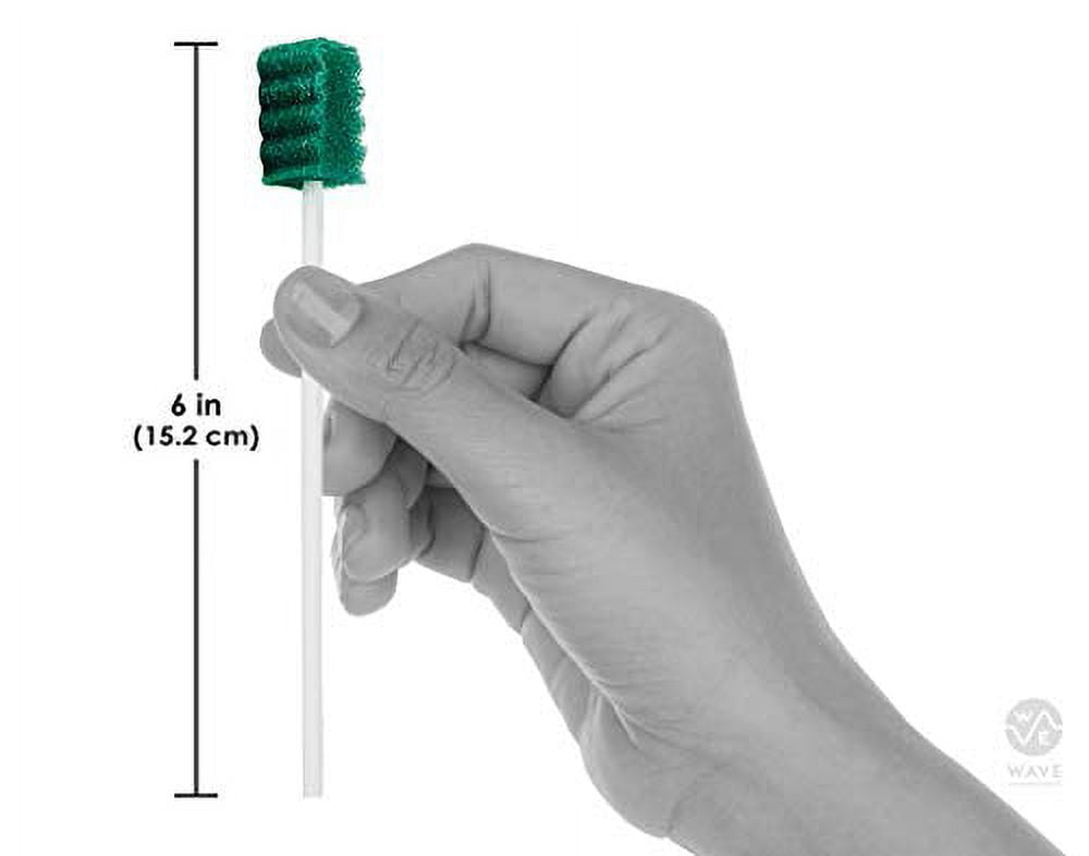 Wave Medical Products Premium Treated Oral Swabs, Disposable Swabsticks, 250 Count