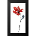 thumbnail image 2 of Goldberger, Jennifer 14x24 Black Modern Framed Museum Art Print Titled - Sumi-e en Rouge II, 2 of 5