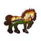 thumbnail image 1 of Estatua de madera Animal Tallado Artesanía con luz LED Adorno de escritorio para el hogar (Caballo), 1 of 7