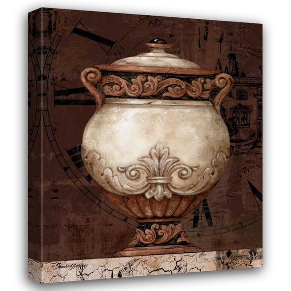 Pamela Gladding 28x34 Gallery Wrapped Canvas Wall Art Titled - Timeless Urn II
