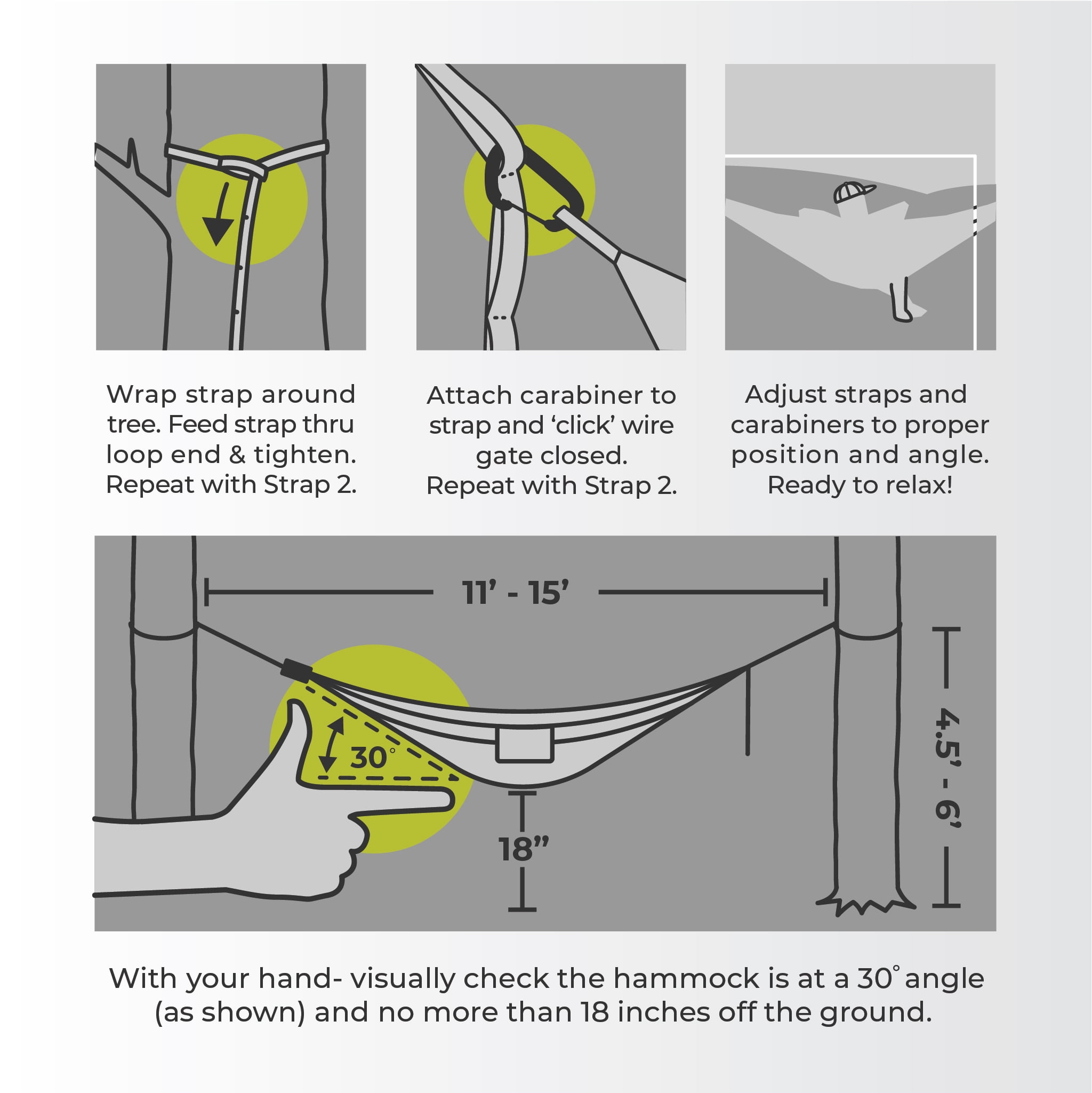 CORE Double Hammock - Gray