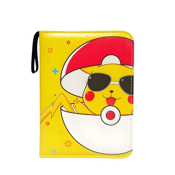 TCG Trading Card Binder Album, 400 Pockets, 50 Removable 4-Pocket Pages