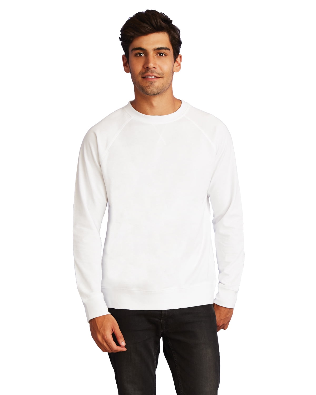 next level crew neck sweatshirt