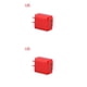 thumbnail image 2 of Cargador de teléfono Kearding Enchufe de EE. UU. Adaptador de carga rápida 2 puertos Melon rojo 2Conjunto, 2 of 6