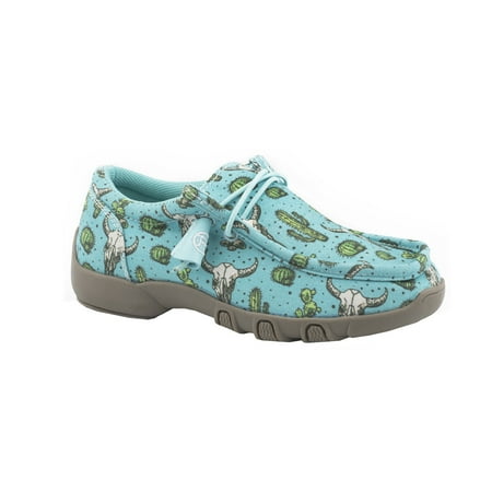 Roper Boys Chillin Moccasins Flats Casual Shoes
