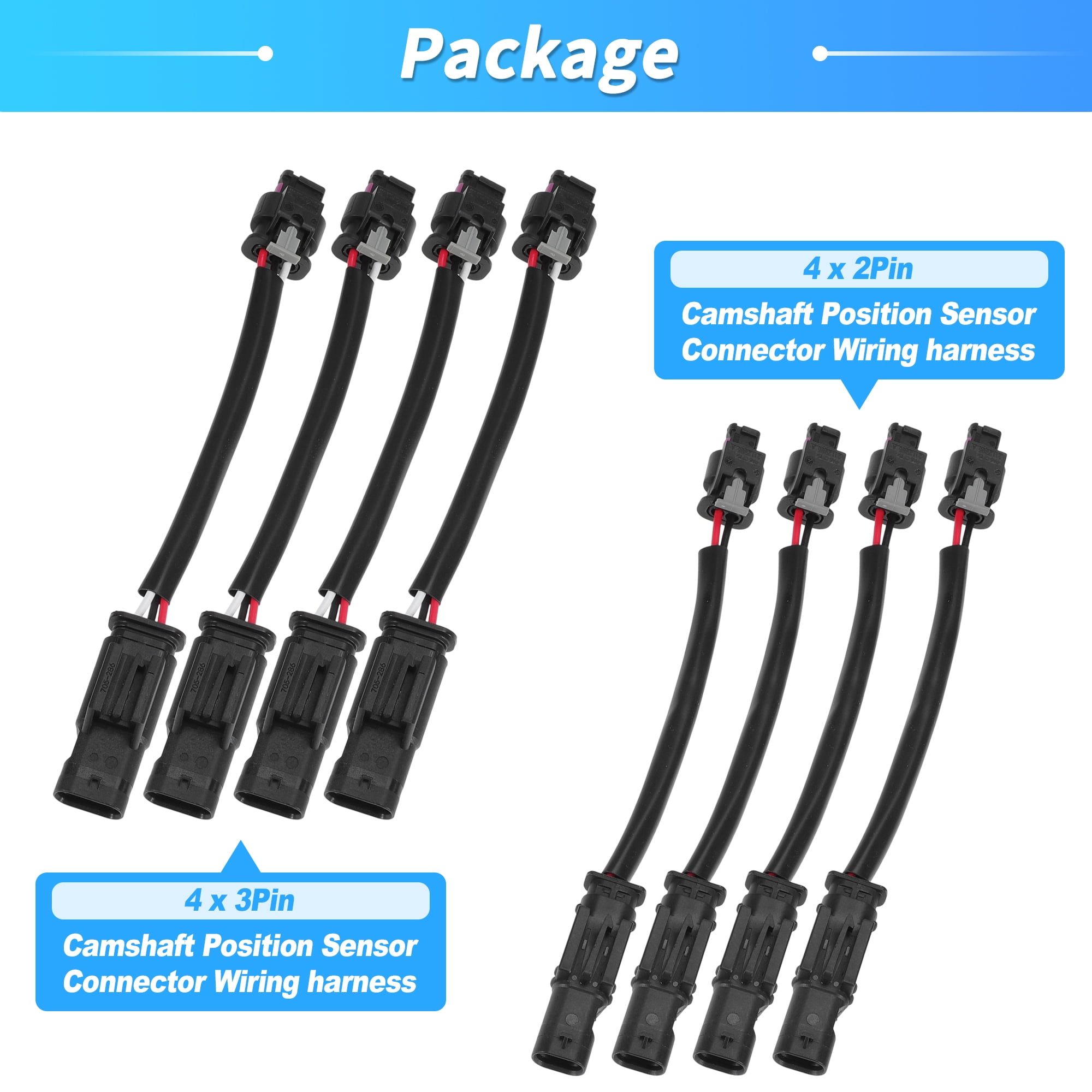 Unique Bargains Camshaft Position Sensor Connector Wiring Harness for Mercedes Benz
