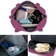 thumbnail image 5 of Bolsa de gimnasio grande con compartimento para zapatos - Bolsa deportiva de 40L para hombres y mujeres, bolsa de viaje resistente al agua con bolsillo húmedo/seco, diseño plegable, 5 of 6