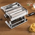 thumbnail image 2 of MARCATO Atlas 150 Pasta Machine, Made in Italy, Includes Cutter, Hand Crank, and Instructions, 150 mm, Stainless Steel, 2 of 7