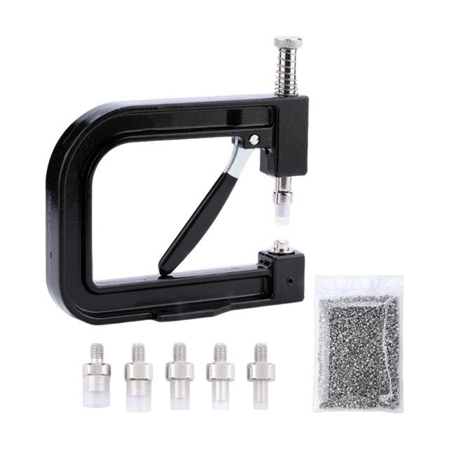 yuksok Bead Setting Machine à Sertir de Perles à la Main Machines-Outils Manuel Bead Rivet Noir