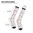 thumbnail image 4 of Vsdgher Koi Fish Corals,Spring Summer Print Thigh High Socks Extra Long Stretchy Sock Women Over Knee High Opaque Stocking Daily Wear, 4 of 5