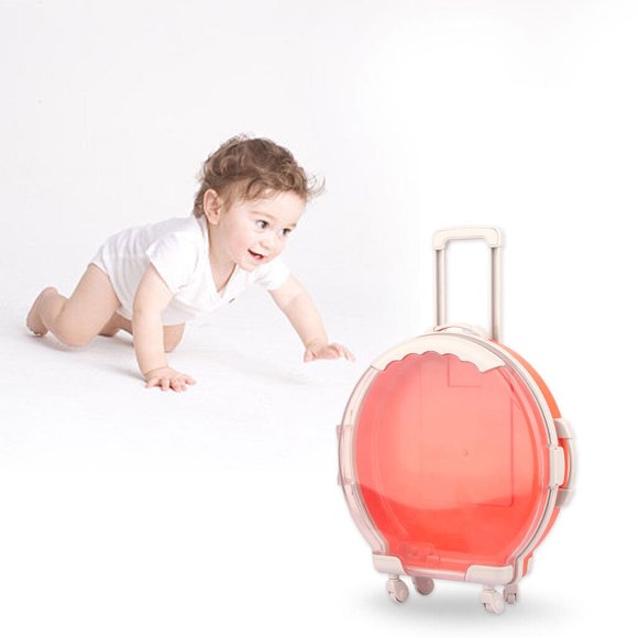 1 Pce Mignonne Valise de Poupée Bagage de Voyage Compatible Transporteur de Voyage pour Poupée Fille de 18 Pouces Jouets pour Enfants