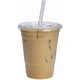 thumbnail image 1 of [100/50PCS/ Sets - 16 Oz.] Crystal Clear Plastic Cups With Flat Lids, 1 of 5