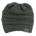 thumbnail image 1 of Womens Hat Ponytail Beanie Warm Thick Knit Hat, 1 of 1