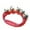 Red, variant on tumgatte 1PC Plastic Musical Instruments Toys Color Half Circle Hand Bell Skin Five Bells Clearance