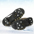 thumbnail image 6 of 1 Pairs Non Gripper Spikes for Shoes Ice Traction Cleats Walk Traction Cleat for Boots Shoe Spikes for Snow and Ice with Durable 8 Steel Studs Crampons,L, 6 of 6