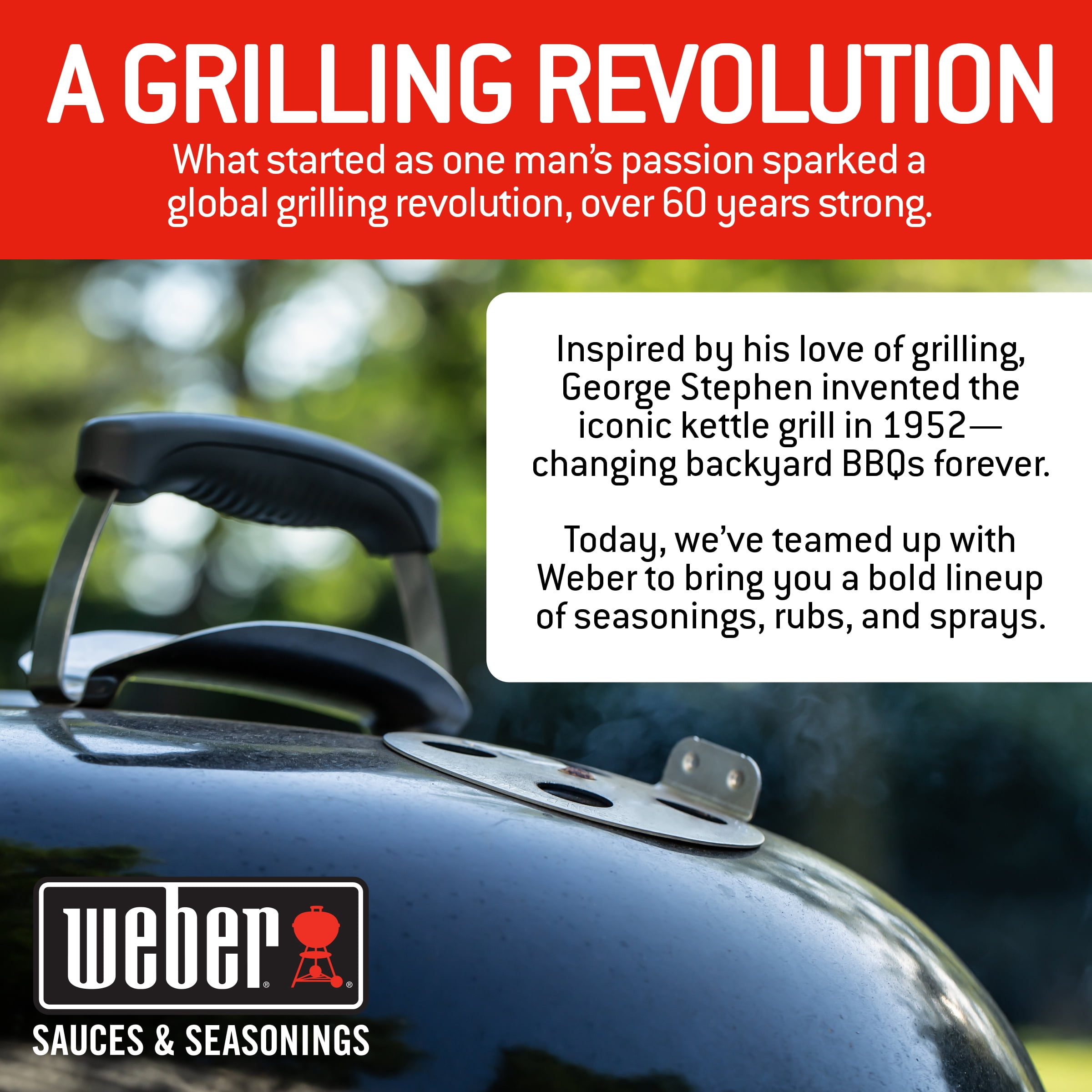 Weber Kick'n Chicken Seasoning, Gluten Free, 5 oz