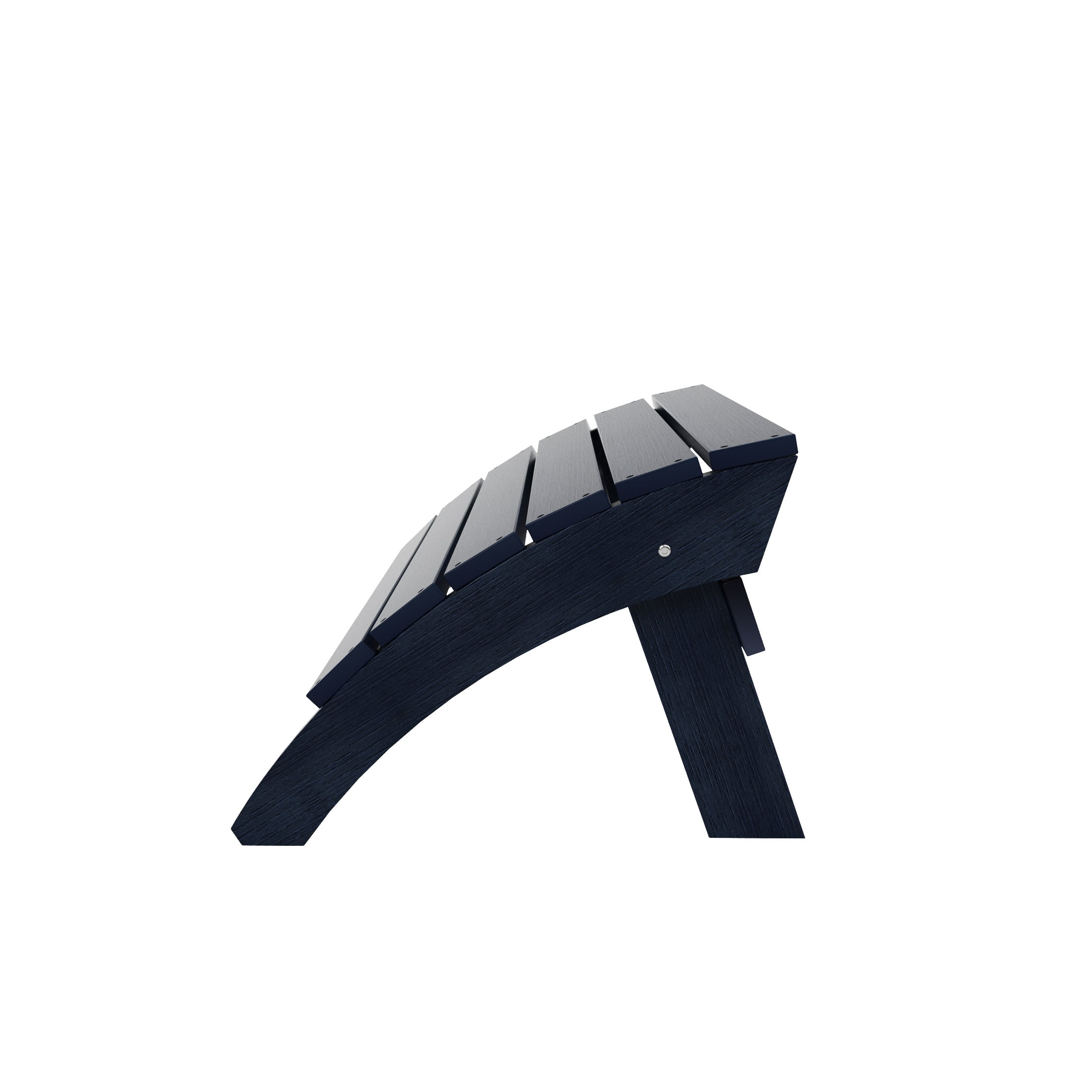 Outdoor Adirondack Chair Folding Ottoman, Navy