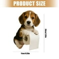 thumbnail image 3 of WINDLAND Artistic Dog Figure Toilet Paper Stand Convenient Size Easy Cleaning Resin Craft Perfect For Small Space Decors, 3 of 7