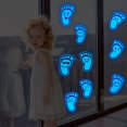 thumbnail image 2 of Cute Baby Footprints Stickers Glow Light Blue Escaleras Decoración para el hogar TUNC Sencillez, 2 of 5