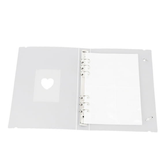HOOWIFFY Portable Photo Album Photo Book 1 Set Plastic Storage