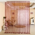 thumbnail image 5 of ANMINY Crystal Beads Door Curtain Room Divider Curtains String Tassel Room Decor for Window Door Wall Screen, Wine Red, 5 of 5