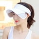 thumbnail image 4 of Sombrero de visera solar de verano para mujer, ajustable, con ala retráctil, protección UV, para playa, tenis, deporte, 4 of 5